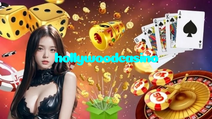 hollywoodcasino casino presented on mobile device in Pakistan with slots and live games